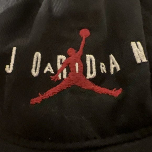 Nike AIR JORDAN Jumpman Black Youth Cap Hat Adjustable Snapback - Picture 3 of 5